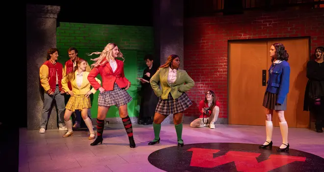 TCC Students preform in a production of the Heathers.
