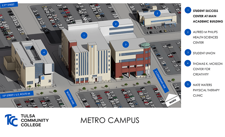 TCC Metro Campus Map